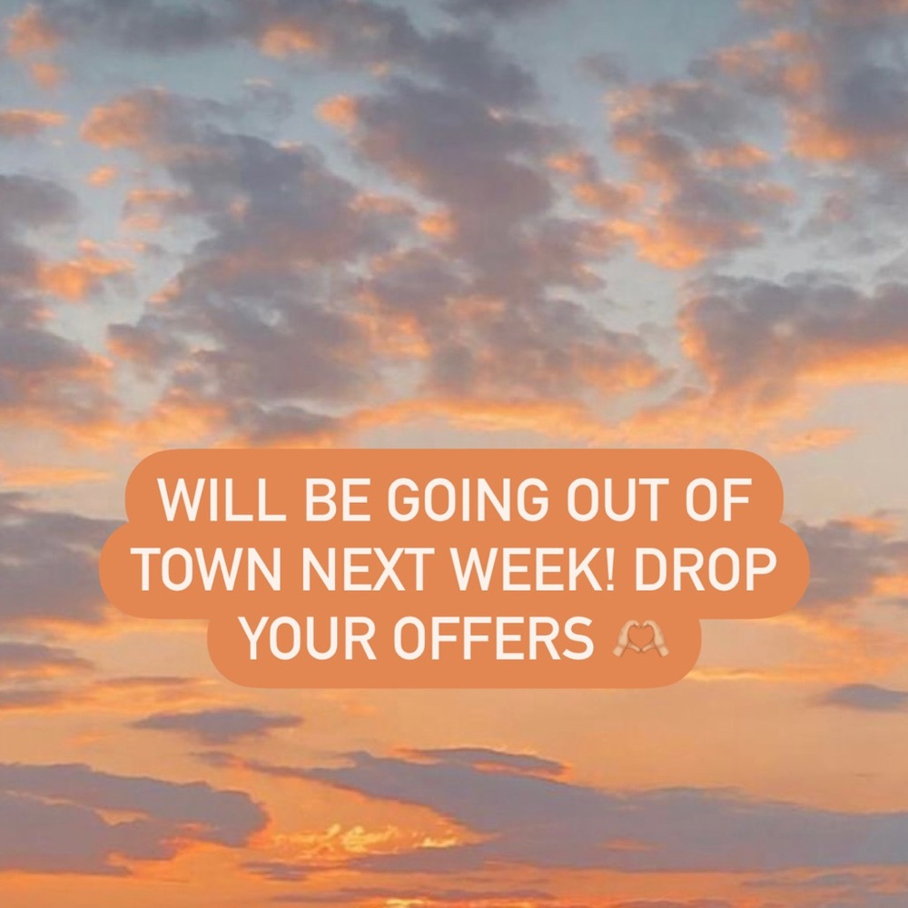 Accepting *most* offers now until next week! Send me an offer or question! ☁️☀️